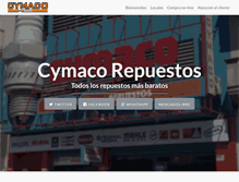 Tablet Screenshot of cymaco.com.uy